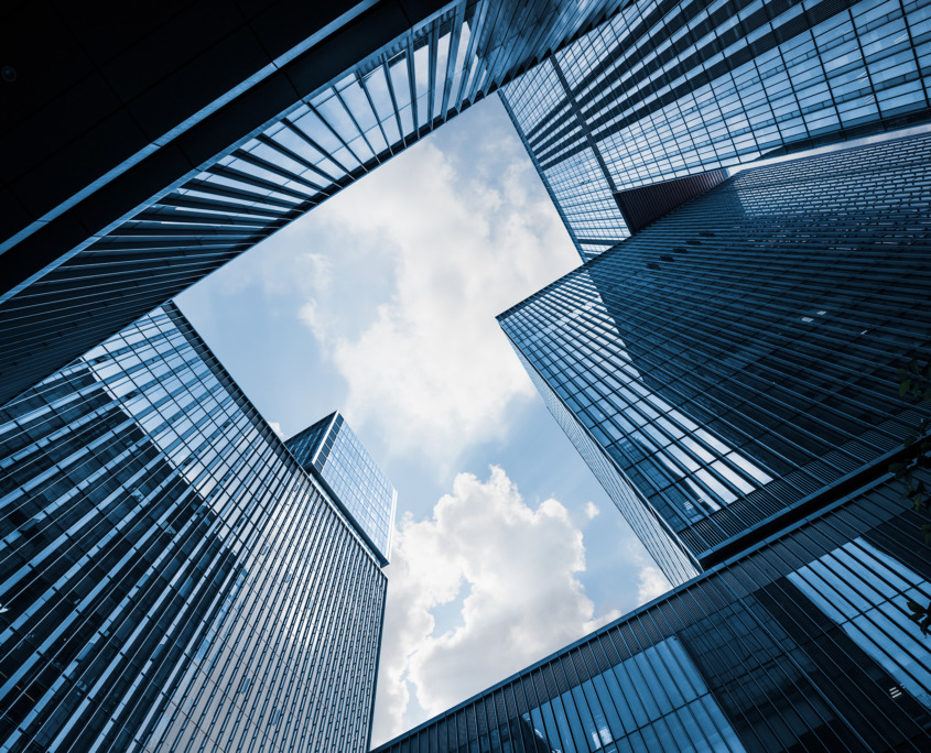 PATRIZIA 3M 2023 financial results: Solid EBITDA growth driven by continued increase in management fees and lower net operating expenses low angle view of skyscrapers in city of China