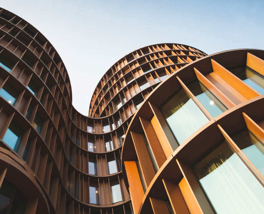 Abstract contemporary architecture photo