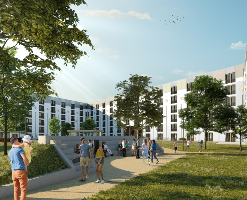 PATRIZIA enters Italian student housing market with c. EUR 70m PBSA investment in Turin, continuing drive into more European student accommodation PATRIZIA_Via_Moretta_Torino_-_Courtyard_View_01
